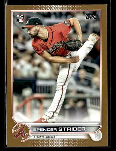 2022 Topps #509 Spencer Strider Rookie Card Gold Border RC #/2022 Braves
