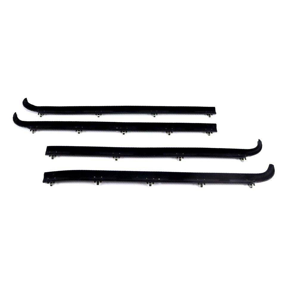 Nner & Outer Car Wndow Sweep Felt Trm Seal Weatherstrp Kt