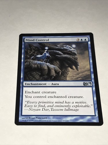 Magic The Gathering MIND CONTROL  Card - Picture 2 of 6