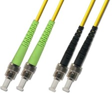 5M Singlemode Duplex Fiber Optic Cable 9/125 ST APC UPC Patch Cable Patch Cord