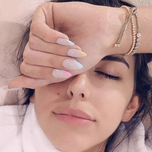 3 Piezas Dama Chapado en Oro 14k 4MM Cuentas Pila Pulseras Mujeres Joyería Bohemia Foto 3 de 4