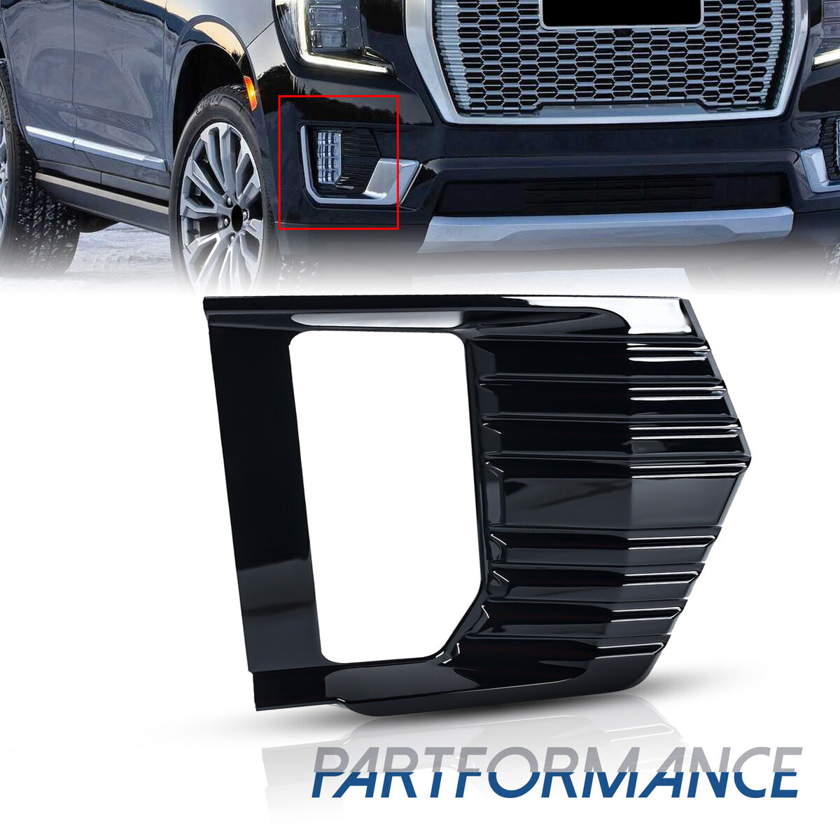 Passenger Side RH Fog Light Trim Lamp Bezel For 2021-2023 GMC Yukon/Yukon XL | eBay Passenger Side RH Fog Light Trim Lamp Bezel For 2021-2023 GMC Yukon/Yukon XL | eBay
