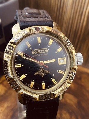 Vintage Rare Watch VOSTOK WOSTOK  KOMANDIRSKIE, SOVIET/USSR #5494