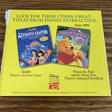 Disney's The Lion King Animated StoryBook PC CD-Rom 1995 Windows Mac