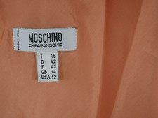 Damen MOSCHINO Luxus Blusen Shirt Top mit SEIDE Größe 40/42 TOP!