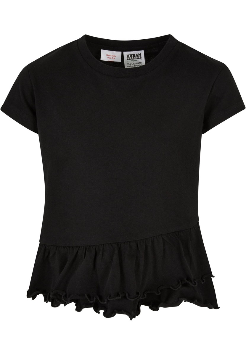 Urban Classics Maglietta Da Ragazza In Cotone Biologico Con Spalle Sovrapposte Ragazze Organiche All Ntz7a5wb3ggr6ds Rx0i