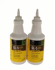 John Deere Original Equipment (2 Pack) GL-5 Synthetic SAE 80W-140 Gear Lubricant