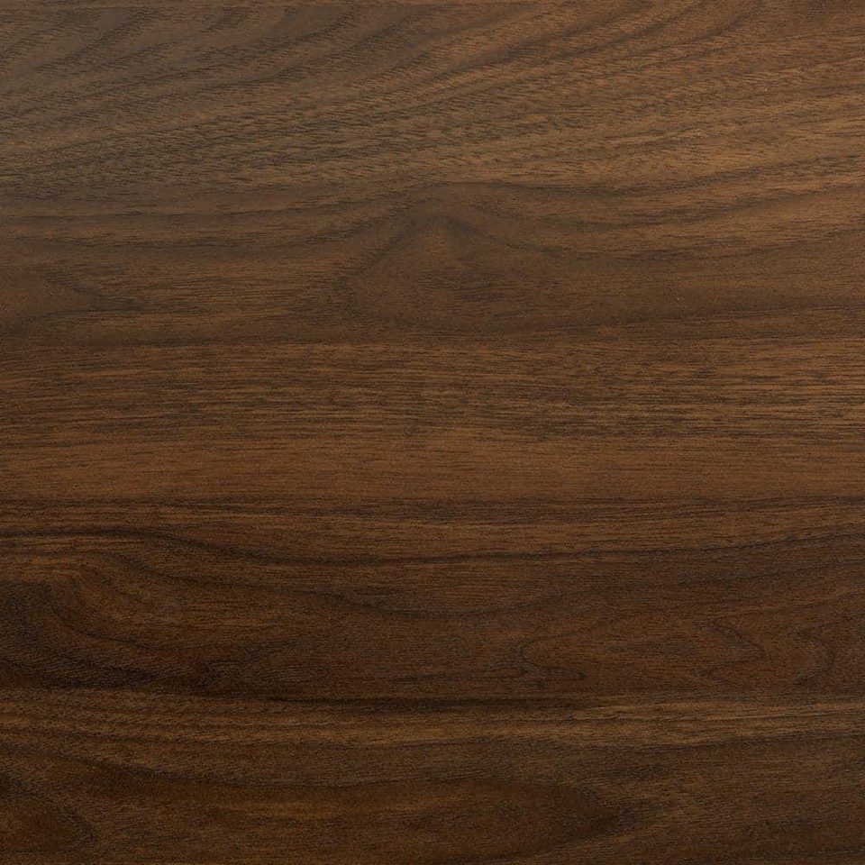 Welwick Nightstand 22"W 2Drawer Wood + Metal w/Mountable USB Port Dark