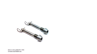RAW Silver Titanium Pad Pins  Sram Red Force Etap AXS Hydraulic Brake Calipers