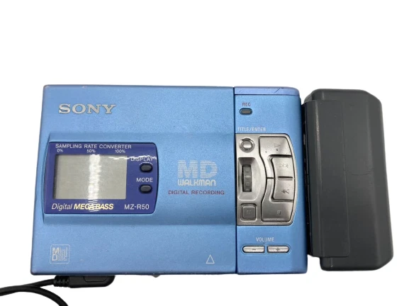 Sony Minidisc MD Walkman Player Recorder MZ-R50 Blue Japan | eBay