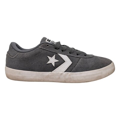 Converse Point Star Ox Sneaker Womens Cool Grey Suede 562608C Shoes Size 
