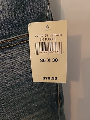 NWT Lucky Brand 221 Men's Original Straight Big Puddle Jeans NWT Lucky Brand 221 Men's Original Straight Big Puddle Jeans