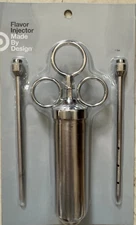 Target Stainless Steel Meat Marinade Injector 2 oz Flavor Needle Cooking Syringe