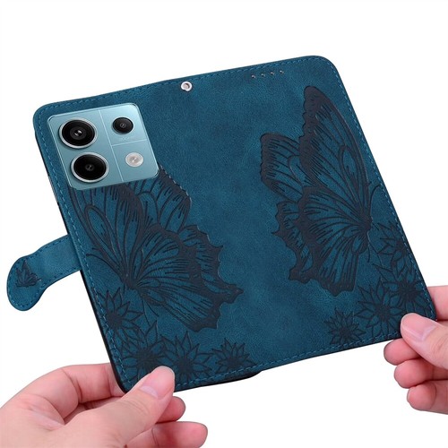 Leather Wallet Butterfly Diamond Phone Case For Xiaomi 14Pro 13T Redmi Note13Pro - Picture 4 of 29