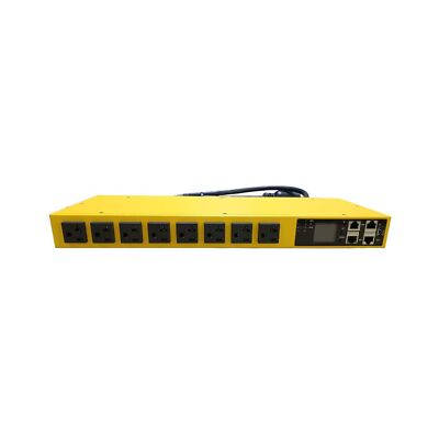 Smart PDU Cabinet Socket 8-Port 20 amps SSH telnet SNMP 485-TCP RTU Programmi...