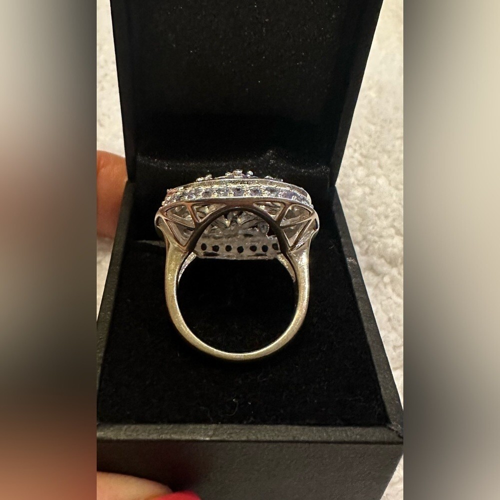 solid sterling silver and natural/real tanzanite … - image 7