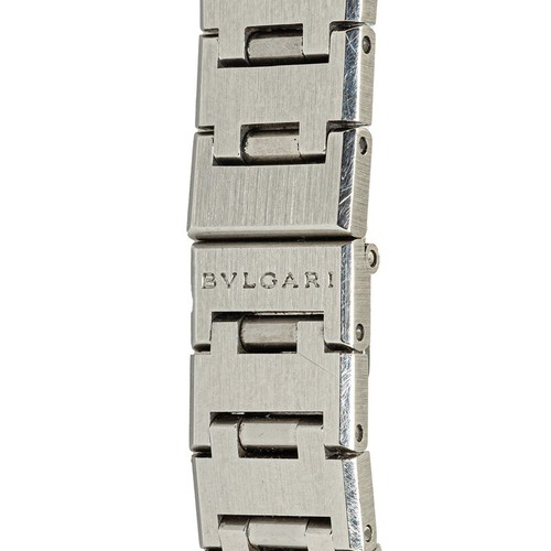 BVLGARI Bulgari Bulgari Uhren BB23Edelstahl Quarz schwarzes Zifferblatt 【Gebraucht】 - Bild 6 von 9