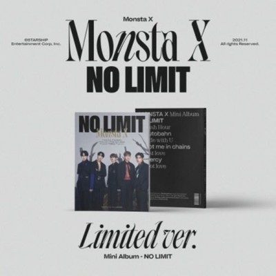 MONSTA X - NO LIMIT (LTD) (POSTER) (POSTCARD) (PHOTO BOOK) (PHOTOS) (ASIA) NEW