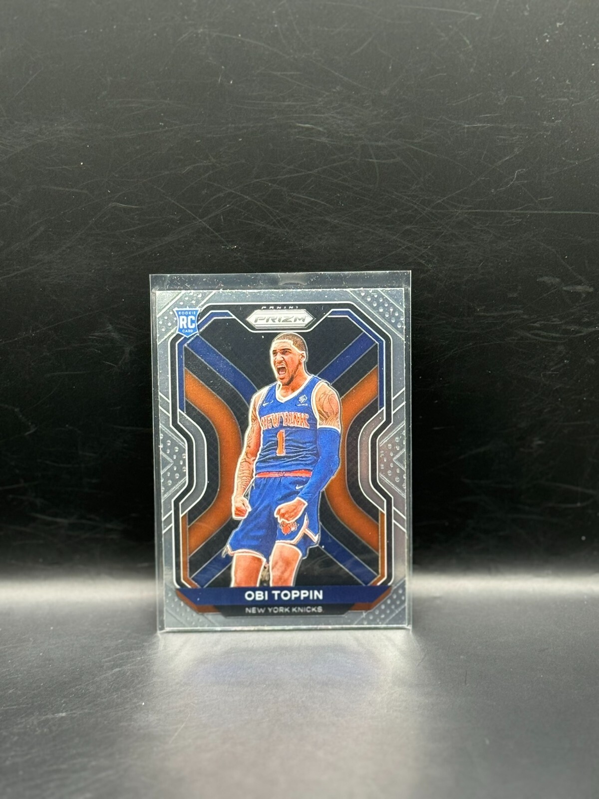 2020-21 Panini Prizm Obi Toppin Base #280 Knicks Rookie RC