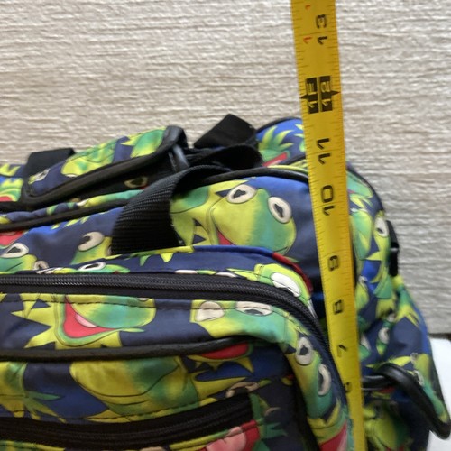 Vintage KERMIT THE FROG Duffel Travel Bag Luggage BY NICOLE MILLER RARE READ!!! - Picture 17 of 17