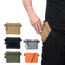 Men‘s Wallet Key Purse Belt Bag Wasit Bag EDC Molle Pouch Mini Card Pocket Bags