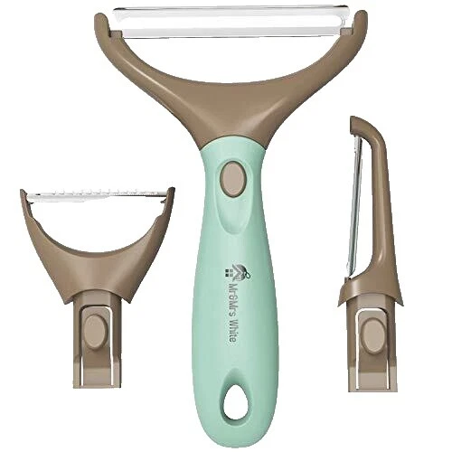 Белые овощечистки и ломтерезки