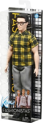 barbie ken fashionistas chill in check doll