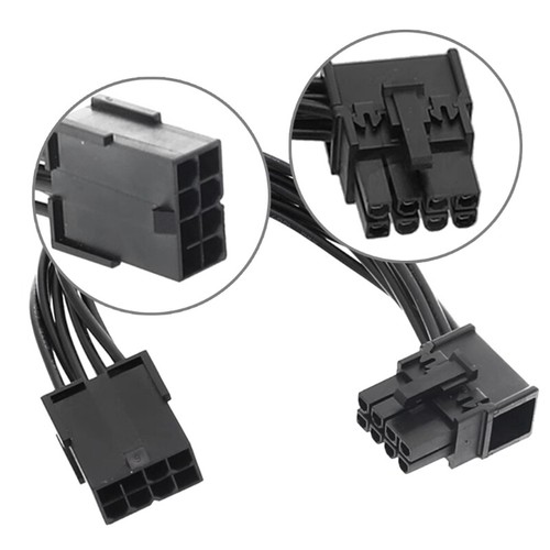 Graphics Card 8Pin Power Cable 8Pin Female to 8Pin Male 90 degree Elbow - Afbeelding 2 van 10