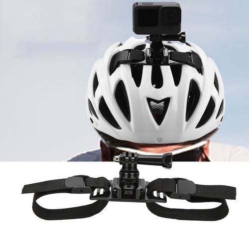 Accesorio de correa de montaje para casco de cámara de acción con base adaptadora de soporte para He HBA - Imagen 8 de 24
