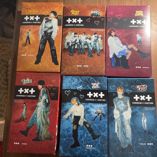 K-Pop / TXT / General Mills / Tamaño familiar / Juego completo de 6 cajas nuevas selladas - Imagen 8 de 8