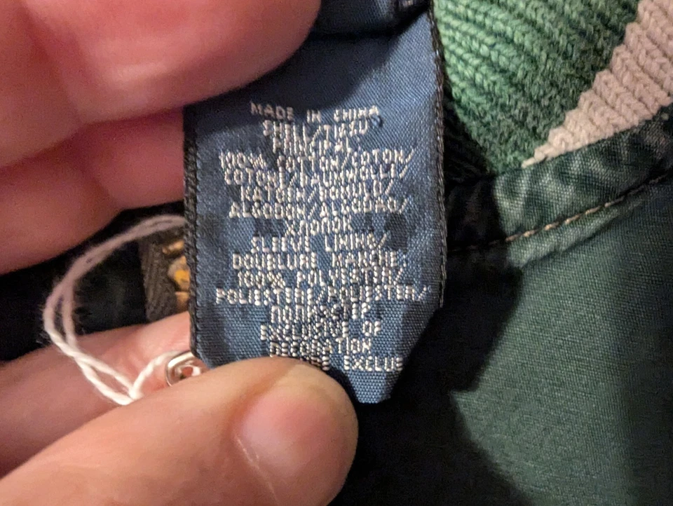 Ralph Lauren Vintage Polo Rugby Chaqueta Juvenil Talla 5 Verde Foto 3 de 4