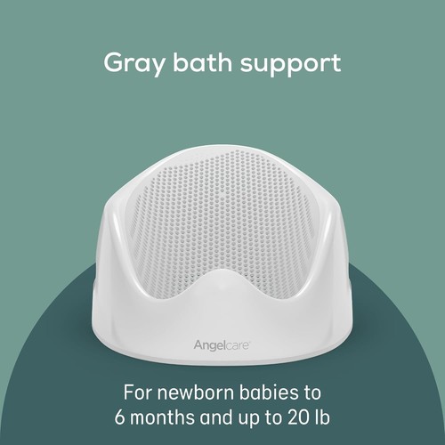Angelcare Soft Touch Baby Bath Support For Newborns Up To 6 Months Gray - Picture 7 of 8