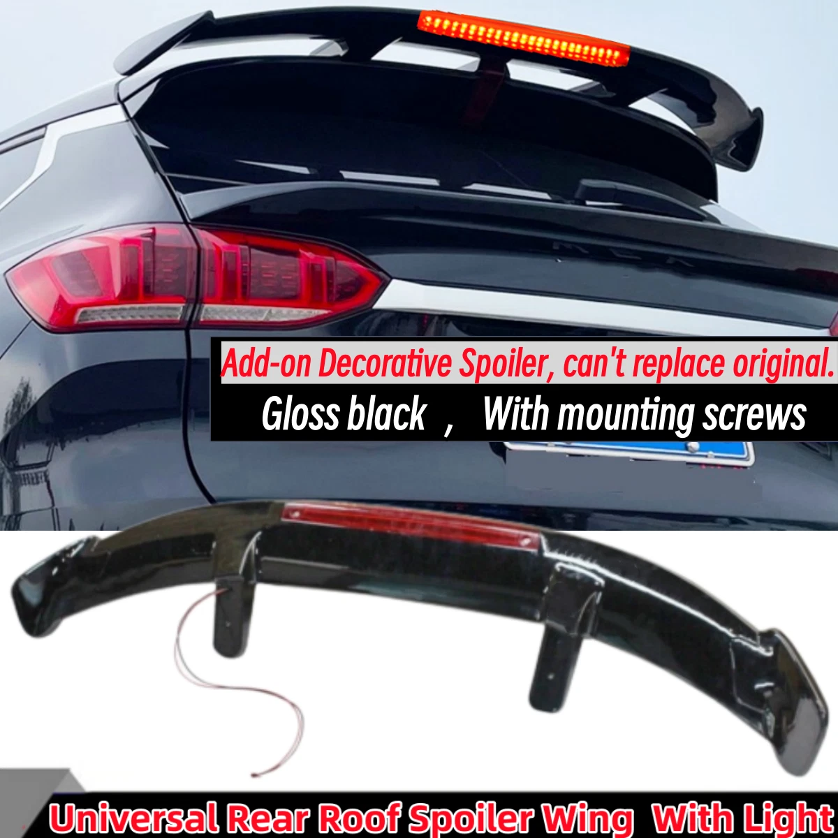 Universal rear roof spoiler deals