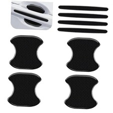 Car Door Protector, Universa Car Door Handle Protector, Carbon 8 PCS Black