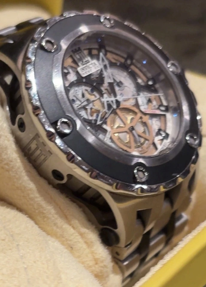 Reloj de buceo profesional automático cronógrafo Jason Taylor Reserve Invicta 12958 para hombre JT Foto 2 de 4