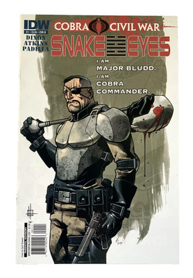 IDW SNAKE EYES (2011) #1 Cover B Variant Major Blood Zach Howard Chuck Dixon NM