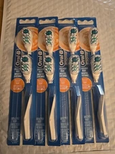 4 Pks ORAL B COMPLETE BATTERY TOOTHBRUSH BRUSH HEADS, NOS  (J25)