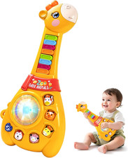 Toys for 1 2 Year Old Boy and Girl Birthday Gift: Baby Musical Guitar Piano Toys