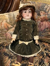 32'' Antique German Kestner Bisque Head Doll Mold 146, sleepy eyes