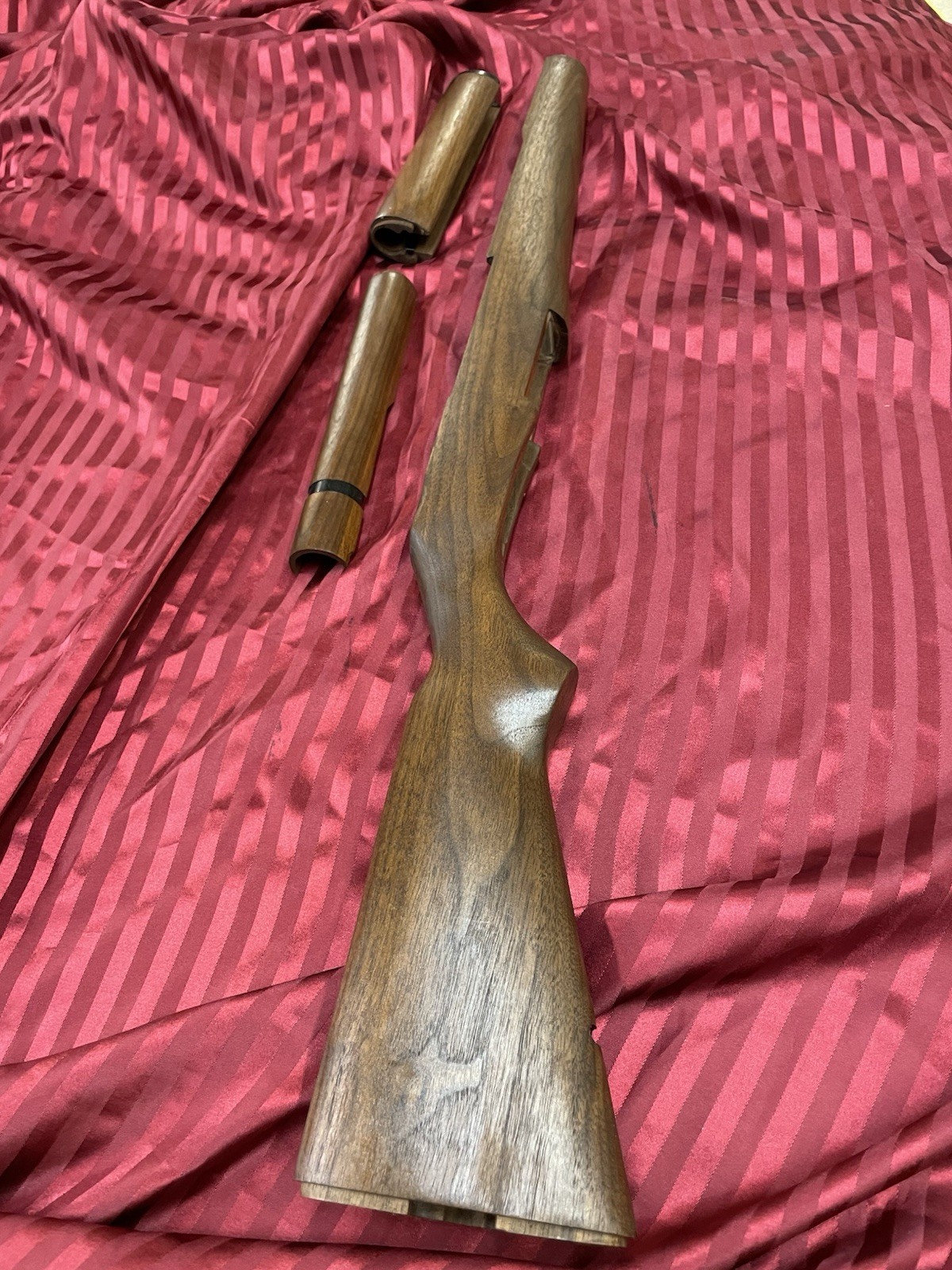 NOS M1 Garand CMP STOCK SET FANCY AMERICAN BLACK WALNUT (NEW)