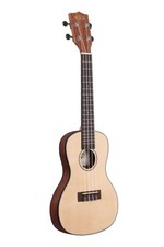 Kala Brand Music Co. Solid Spruce Top Mahogany Travel, 4-String Ukulele, Natu...