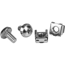 StarTech M6 Mounting Screws and Cage Nuts for...