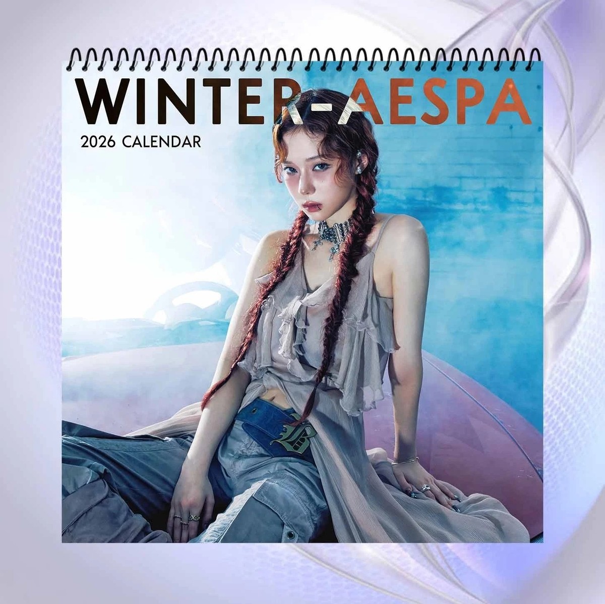 2026 Winter Aespa Calendar, K Pop Idol Singer Karina Fan Gift