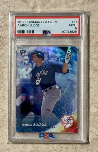 Aaron Judge 2017 Bowman Platinum Rookie (#91) PSA 9 Mint
