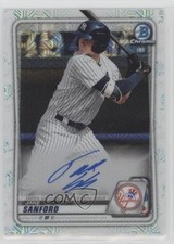 2020 Bowman Mega Box Chrome Mojo Auto Jake Sanford #BMA-JS Auto 0w0z