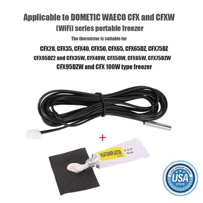 Spare Replacement Thermistor For DOMETIC WAECO CF CDF CFX CFX35W Fridge Freezers