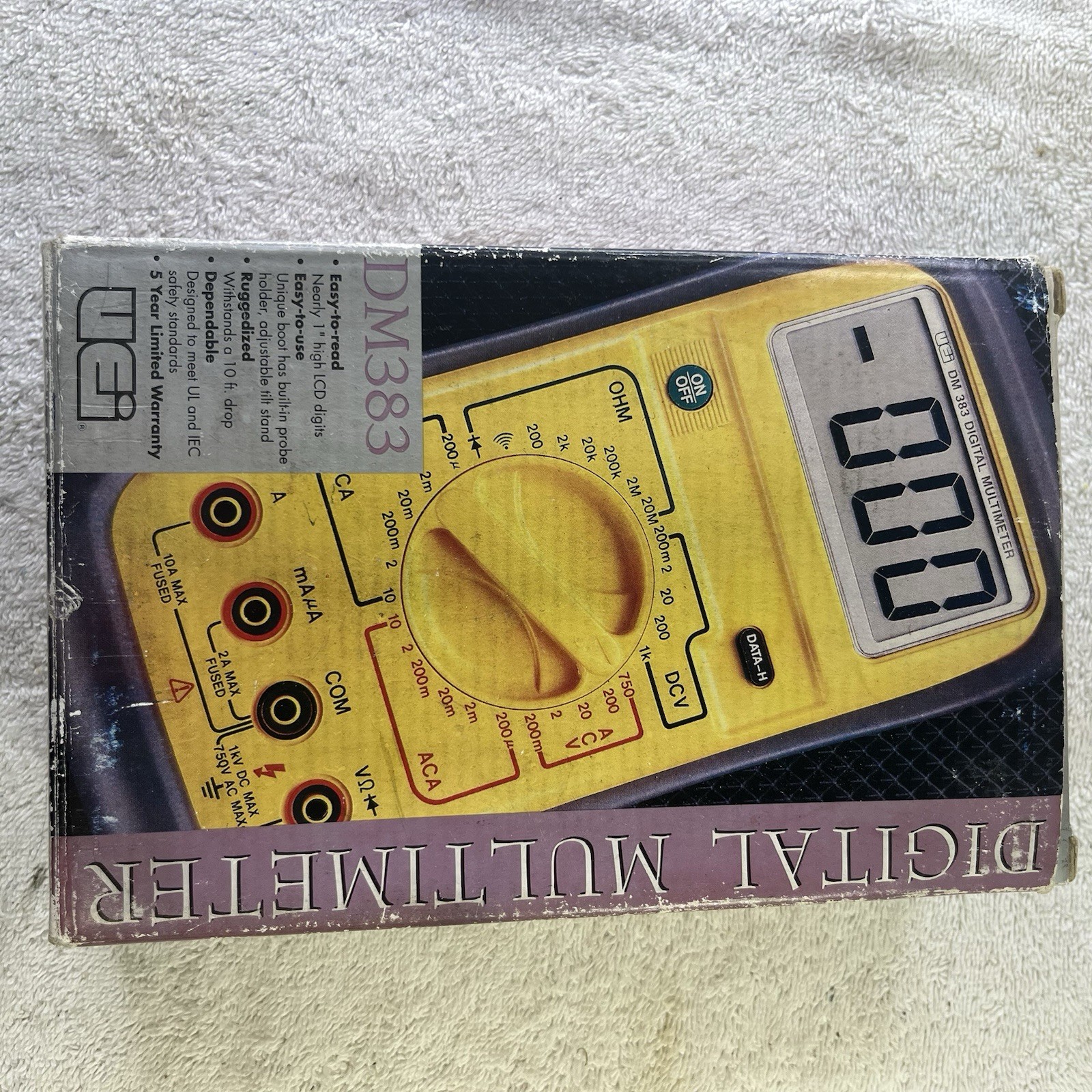UEI new open box digital multimeter dm 383