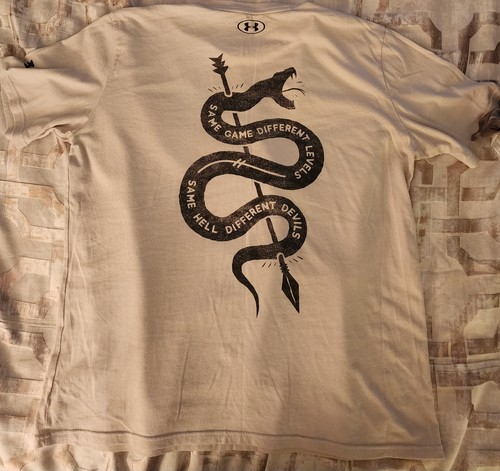 T-shirt Under Armour uomo UA Project Rock stesso gioco diversi livelli Dwayne Johnson - Foto 4 di 6