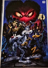 LOONEY TUNES FRIGHT NIGHT CLAYTON CRAIN VIRGIN VARIANT LTD 600 COPIES W/ COA NM