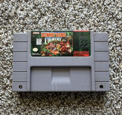 Donkey Kong Country SNES Game Cartridge